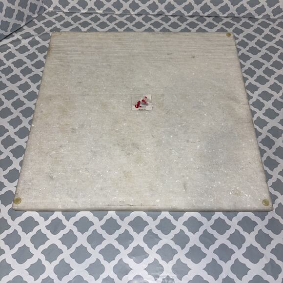 Z Gallerie Marble And Agate Tray Cheese Board Crystal Display Table Charcuterie - Picture 6 of 8